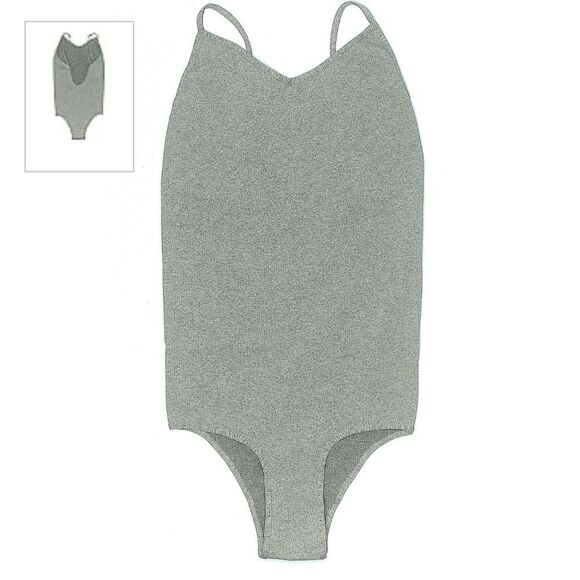 Intimately by Free People Womens Gray Sleeveless Bodysuit - Picture 1 of 5